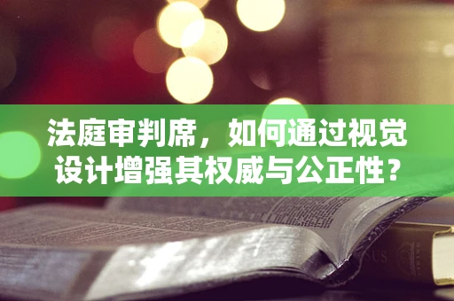 法庭审判席，如何通过视觉设计增强其权威与公正性？