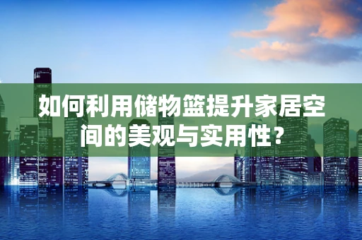 如何利用储物篮提升家居空间的美观与实用性？