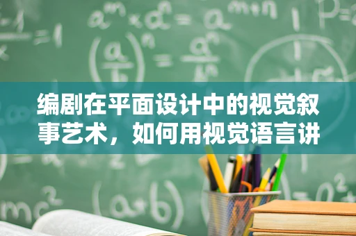 编剧在平面设计中的视觉叙事艺术，如何用视觉语言讲述故事？