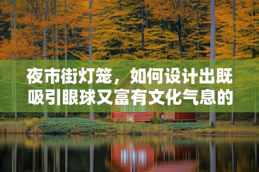 夜市街灯笼，如何设计出既吸引眼球又富有文化气息的照明方案？