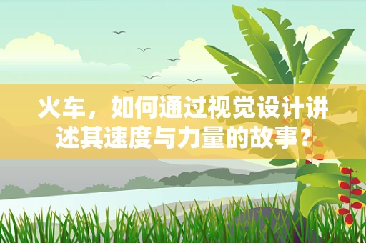 火车，如何通过视觉设计讲述其速度与力量的故事？