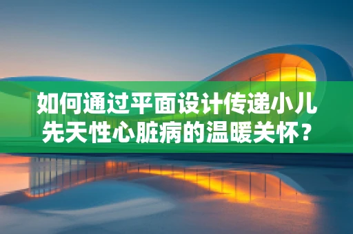 如何通过平面设计传递小儿先天性心脏病的温暖关怀？