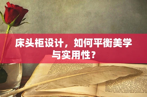 床头柜设计，如何平衡美学与实用性？