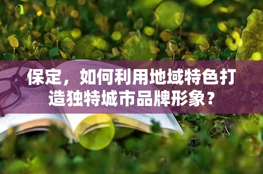 保定，如何利用地域特色打造独特城市品牌形象？