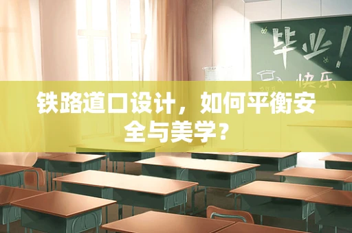 铁路道口设计，如何平衡安全与美学？
