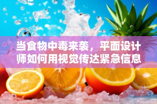 当食物中毒来袭，平面设计师如何用视觉传达紧急信息？