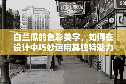 白兰瓜的色彩美学，如何在设计中巧妙运用其独特魅力？
