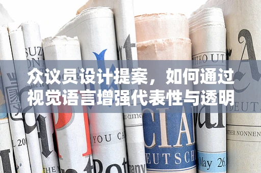 众议员设计提案，如何通过视觉语言增强代表性与透明度？