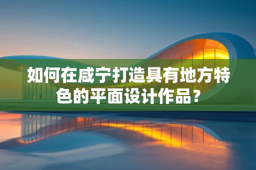 如何在咸宁打造具有地方特色的平面设计作品？