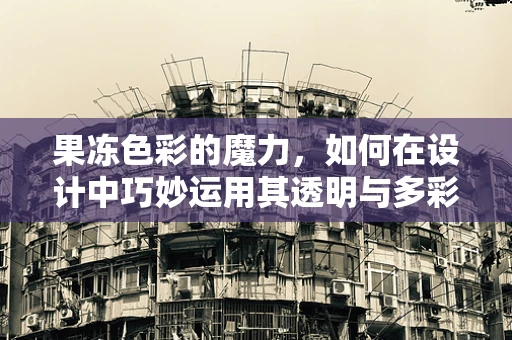 果冻色彩的魔力，如何在设计中巧妙运用其透明与多彩特性？