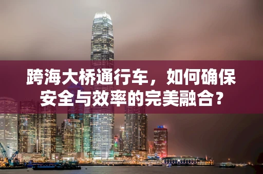 跨海大桥通行车，如何确保安全与效率的完美融合？