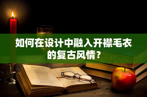 如何在设计中融入开襟毛衣的复古风情？