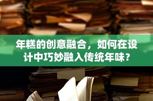 年糕的创意融合，如何在设计中巧妙融入传统年味？