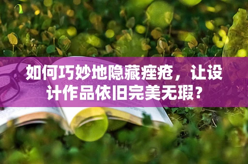如何巧妙地隐藏痤疮，让设计作品依旧完美无瑕？
