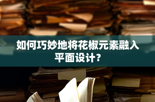 如何巧妙地将花椒元素融入平面设计？