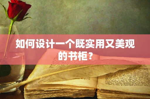如何设计一个既实用又美观的书柜？