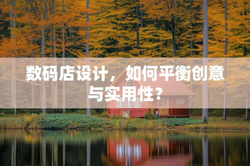 数码店设计，如何平衡创意与实用性？
