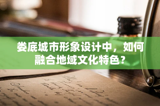 娄底城市形象设计中，如何融合地域文化特色？