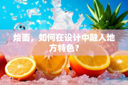 烩面，如何在设计中融入地方特色？