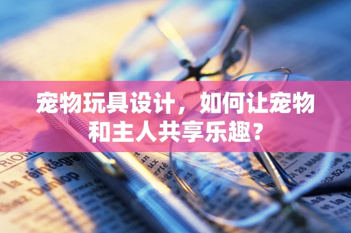 宠物玩具设计，如何让宠物和主人共享乐趣？