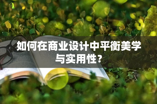 如何在商业设计中平衡美学与实用性？