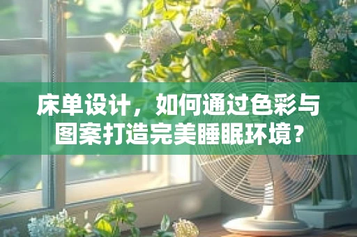 床单设计，如何通过色彩与图案打造完美睡眠环境？