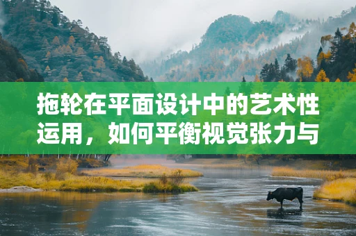 拖轮在平面设计中的艺术性运用，如何平衡视觉张力与空间感？