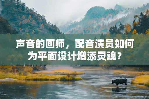 声音的画师，配音演员如何为平面设计增添灵魂？