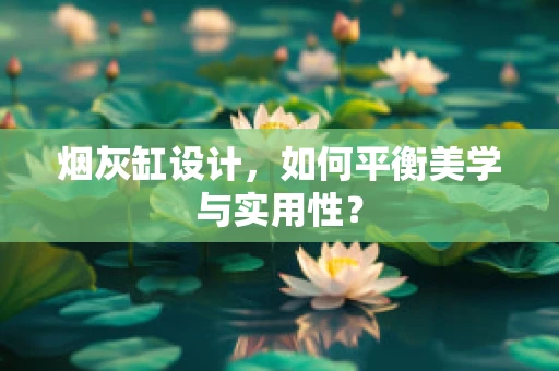 烟灰缸设计，如何平衡美学与实用性？