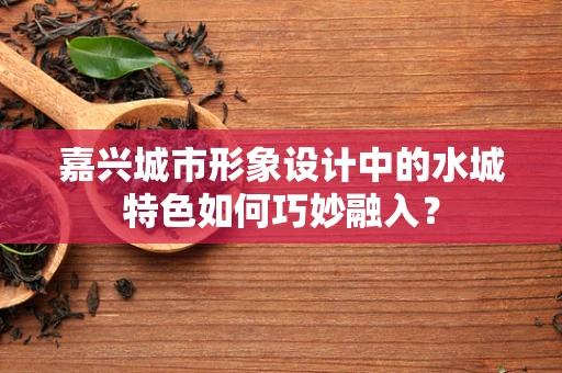 嘉兴城市形象设计中的水城特色如何巧妙融入？