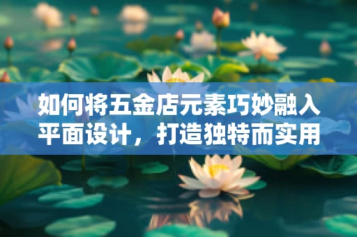 如何将五金店元素巧妙融入平面设计，打造独特而实用的店铺形象？