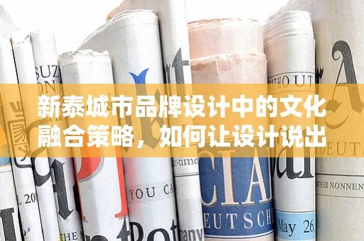 新泰城市品牌设计中的文化融合策略，如何让设计说出新泰故事？