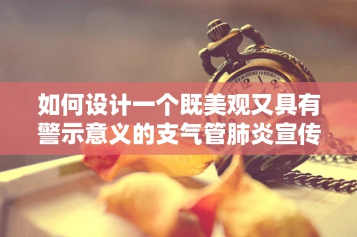 如何设计一个既美观又具有警示意义的支气管肺炎宣传海报？