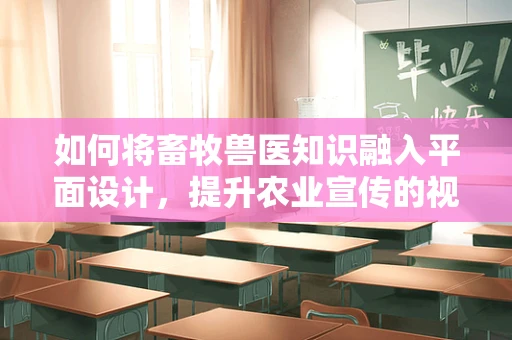 如何将畜牧兽医知识融入平面设计，提升农业宣传的视觉吸引力？