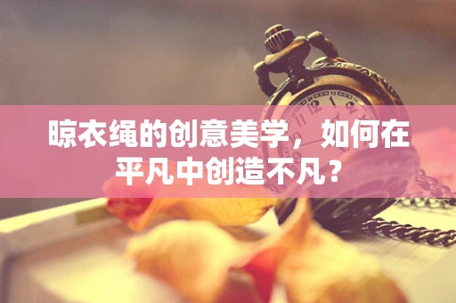 晾衣绳的创意美学，如何在平凡中创造不凡？