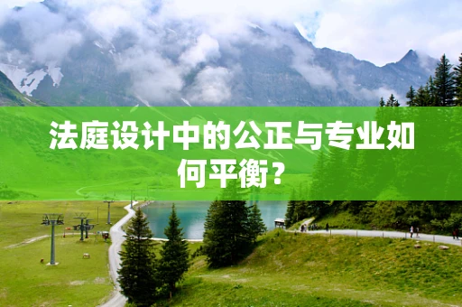 法庭设计中的公正与专业如何平衡？
