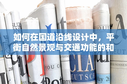 如何在国道沿线设计中，平衡自然景观与交通功能的和谐共生？