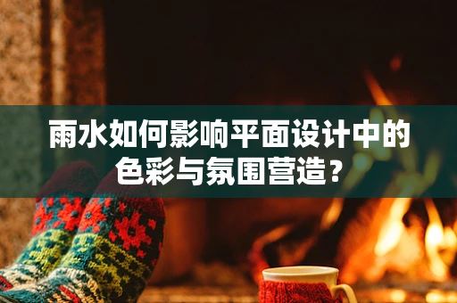 雨水如何影响平面设计中的色彩与氛围营造？