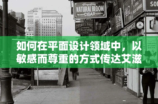 如何在平面设计领域中，以敏感而尊重的方式传达艾滋病议题？
