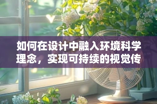 如何在设计中融入环境科学理念，实现可持续的视觉传达？