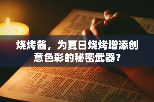 烧烤酱，为夏日烧烤增添创意色彩的秘密武器？