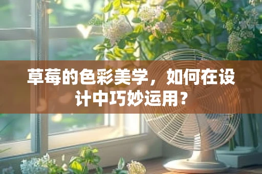 草莓的色彩美学，如何在设计中巧妙运用？