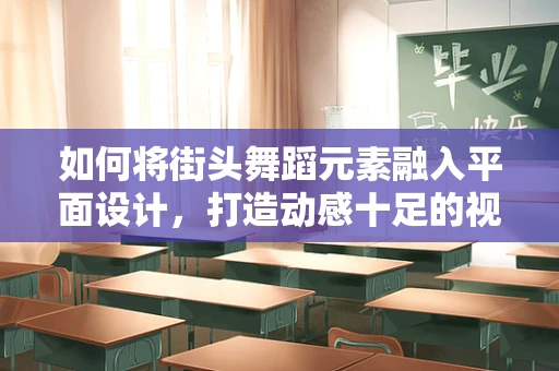 如何将街头舞蹈元素融入平面设计，打造动感十足的视觉盛宴？