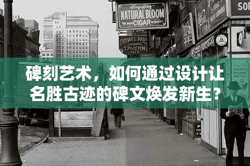 碑刻艺术，如何通过设计让名胜古迹的碑文焕发新生？