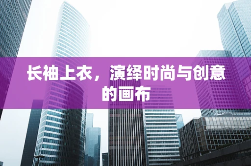 长袖上衣，演绎时尚与创意的画布