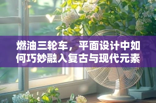 燃油三轮车，平面设计中如何巧妙融入复古与现代元素？