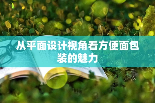 从平面设计视角看方便面包装的魅力