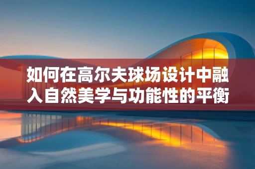 如何在高尔夫球场设计中融入自然美学与功能性的平衡？