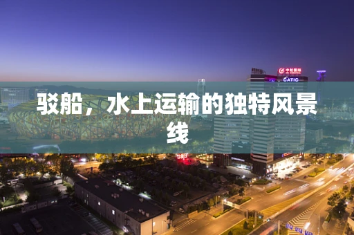 驳船，水上运输的独特风景线