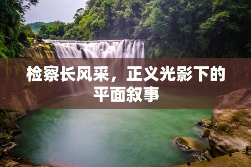检察长风采，正义光影下的平面叙事